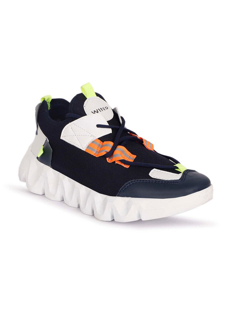 

WIN9 Men Blue Mesh Walking Bounce Non-Marking Shoes