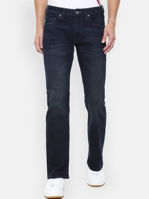 

Louis Philippe Jeans Men Navy Blue Light Fade Jeans