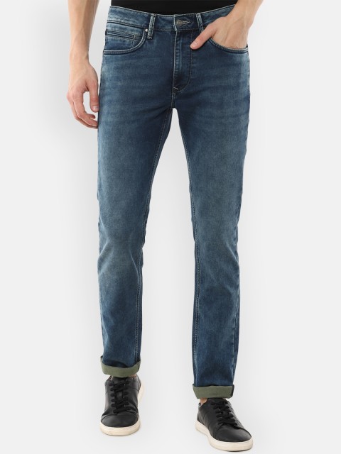 

Louis Philippe Jeans Men Navy Blue Slim Fit Light Fade Jeans
