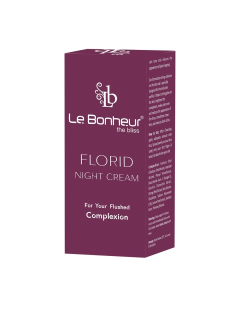 

Le Bonheur Florid Night Cream 50 ml, White