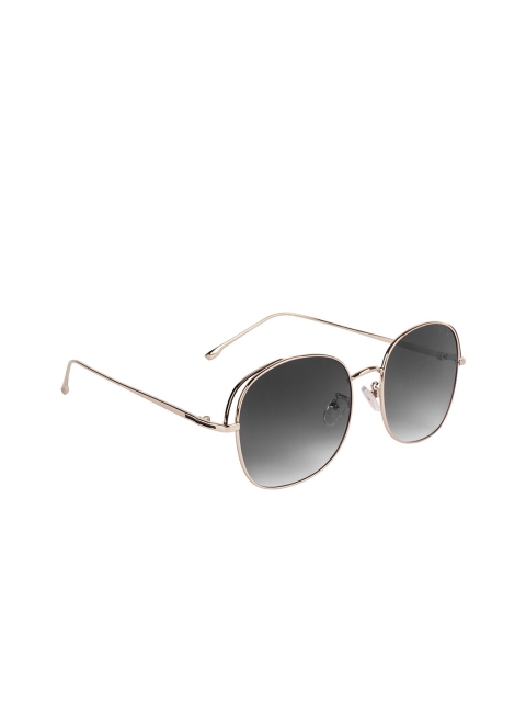 

Voyage Unisex Black Lens & Silver-Toned Round Sunglasses with UV Protected Lens