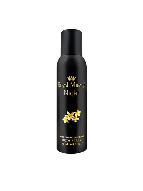 

Royal Mirage Night Long-Lasting Imported Deodrant Perfume Body Spray 200 ml, Black