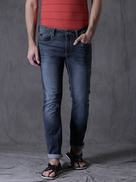 

WROGN Blue Slim Fit Stretchable Jeans