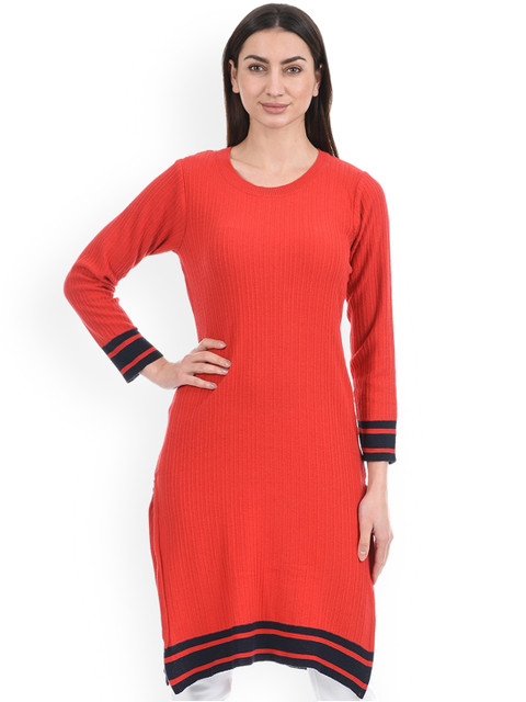 

Ethnicity Women Red Kurta