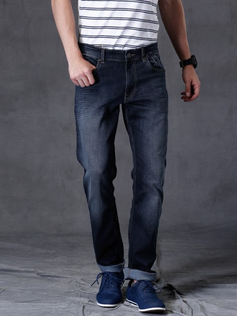 

WROGN Men Blue Slim Fit Look Stretchable Jeans