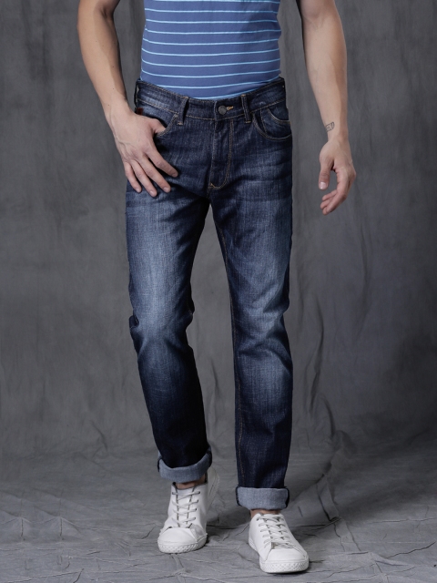 

WROGN Men Blue Slim Fit Stretchable Jeans