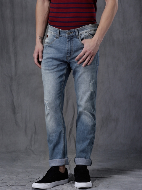 

WROGN Men Blue Slim Fit Stretchable Jeans