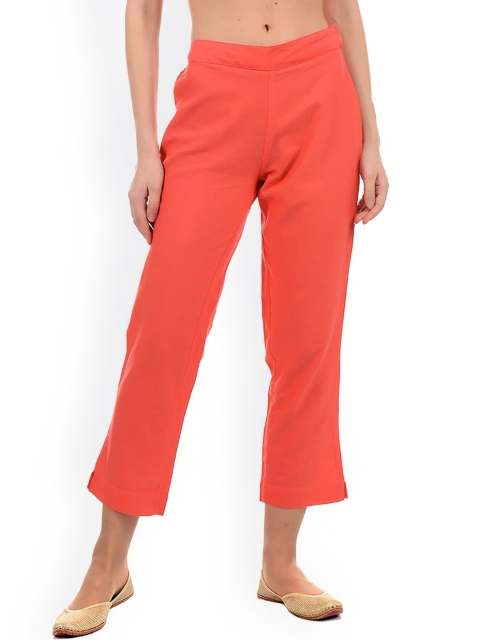 

Ethnicity Women Orange Trousers