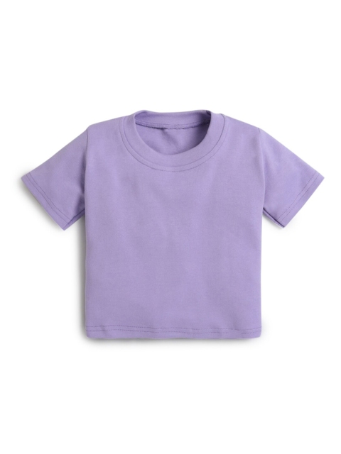 

Hopscotch Girls Lavender Pure Cotton T-shirt