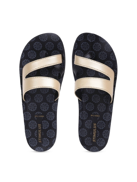 

Paragon Women Gold-Toned Open Toe Flats