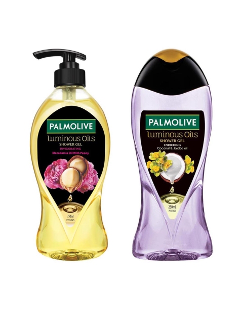 

Palmolive Set of 2 Luminous Oils Shower Gels - Enriching & Invigorating, Yellow