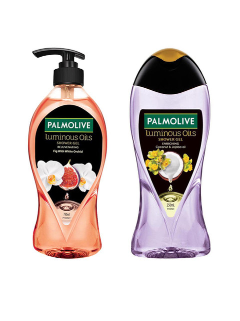 

Palmolive Set of 2 Luminous Oils Shower Gels - Enriching & Rejuvenating, Peach