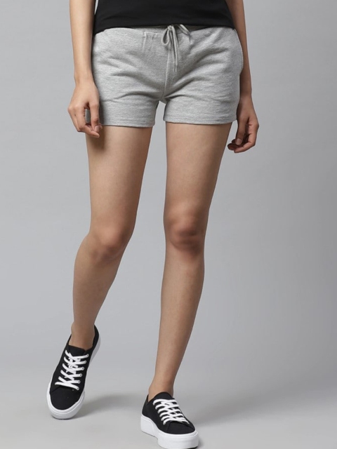 

VividArtsy Women Grey Shorts