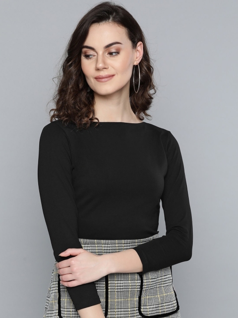 

VividArtsy Black Solid Top
