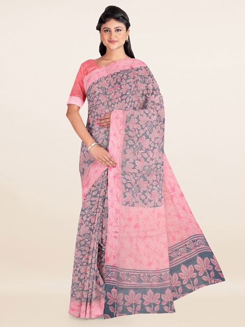 

Pothys Women Pink Printed Saree