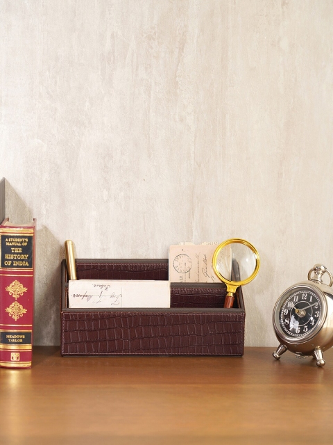 

Pure Home and Living Brown Solid Envelope Holder