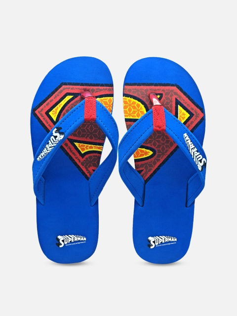 

Free Authority Men Blue & Red Printed Superman Featured Rubber Thong Flip-Flops