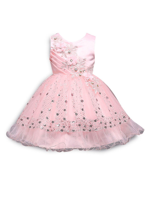 

Hopscotch Pink Embellished Dress