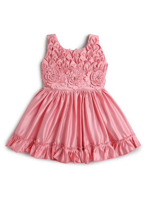 

Hopscotch Girls Rose Pink Floral Dress