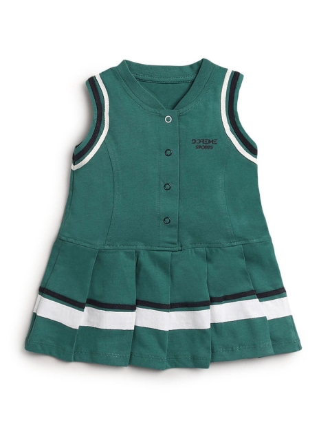 

Hopscotch Girls Green Drop-Waist Dress