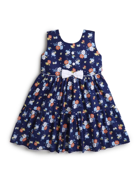 

Hopscotch Girls Blue Floral A-Line Dress
