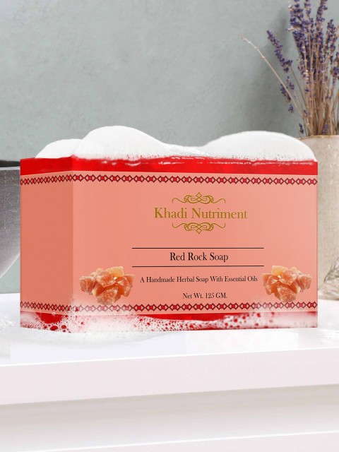 

Nutriment Set Of 8 Red Body Rock Soap - 125 gm