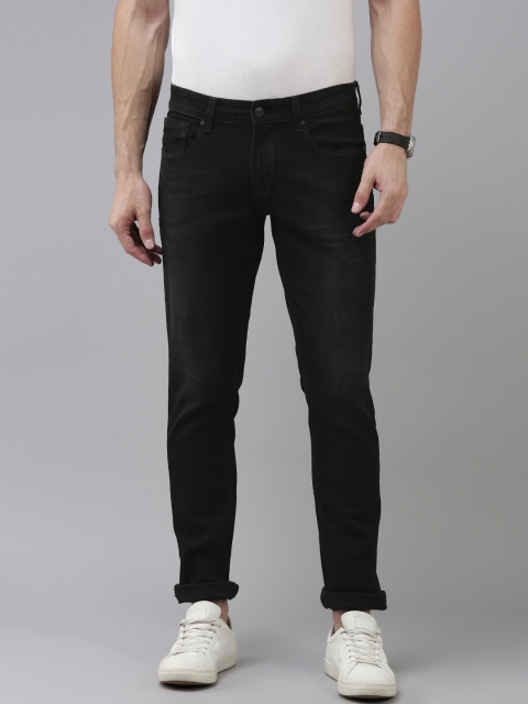

SPYKAR Men Black Skinny Fit Low-Rise Light Fade Stretchable Jeans