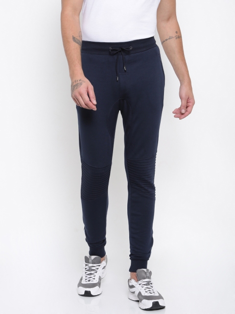 

Proline Active Men Navy Blue Pedal Daks Joggers, Black