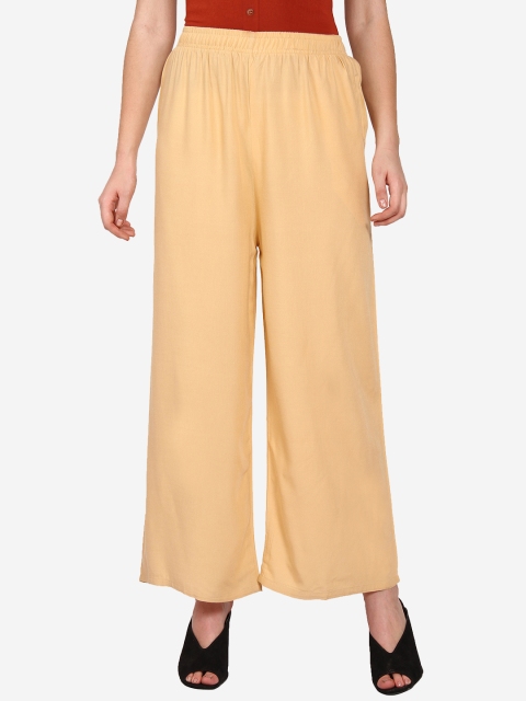 

Innocence Women Beige Knitted Palazzos