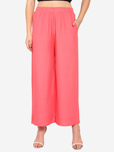 

Innocence Women Pink Knitted Palazzos