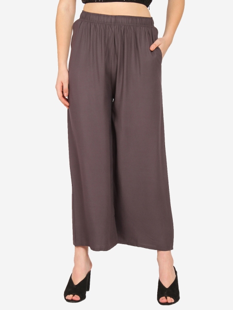 

Innocence Women Grey Knitted Palazzos