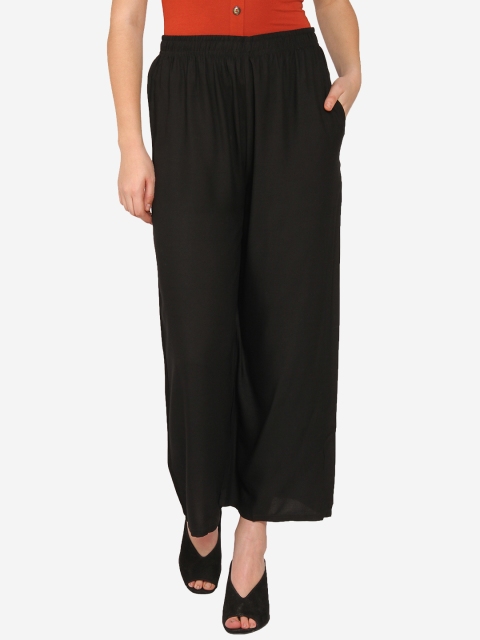 

Innocence Women Black Knitted Palazzos