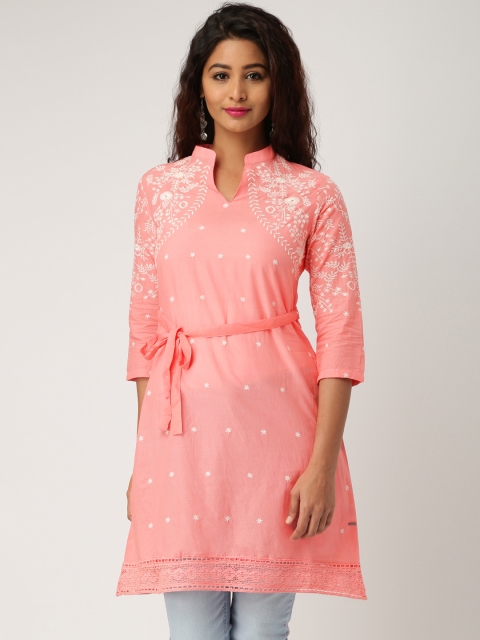 

IMARA by Pink Embroidered Tunic
