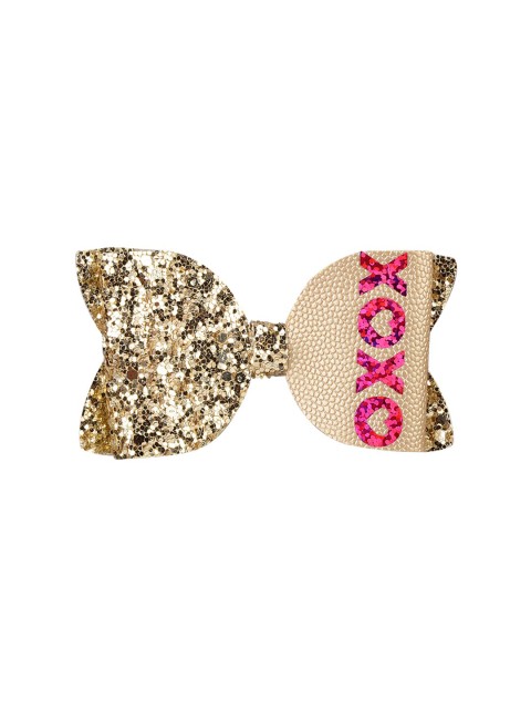 

Aye Candy Girls Gold-Toned Embellished XOXO Bow Clip