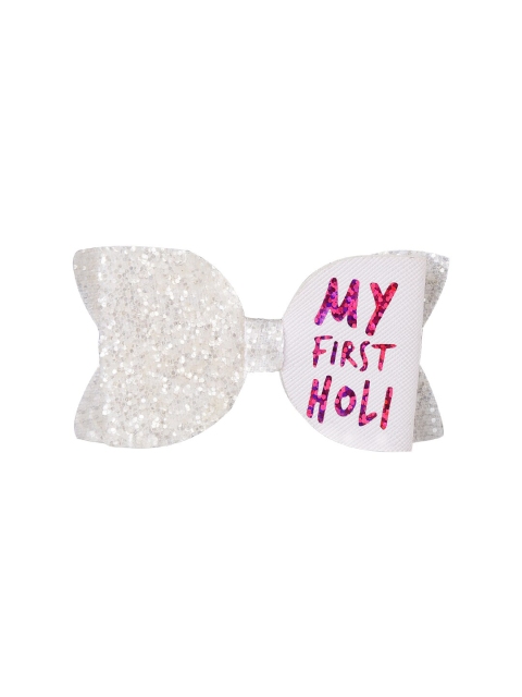 

Aye Candy Girls White & Pink Embellished Alligator Hair Clips