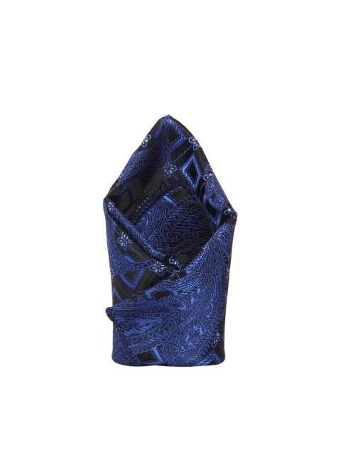 

Tossido Blue Patterned Pocket Square