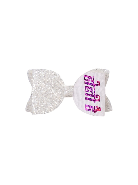 

Aye Candy Girls White & Pink Embellished Alligator Hair Clip