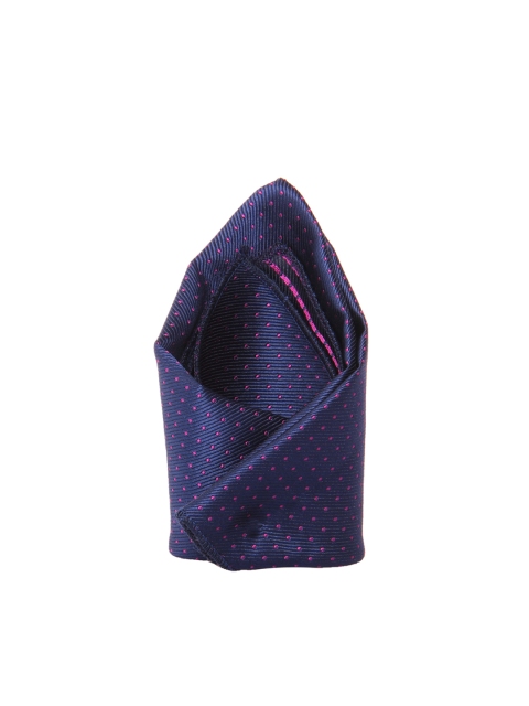 

Tossido Blue Patterned Pocket Square