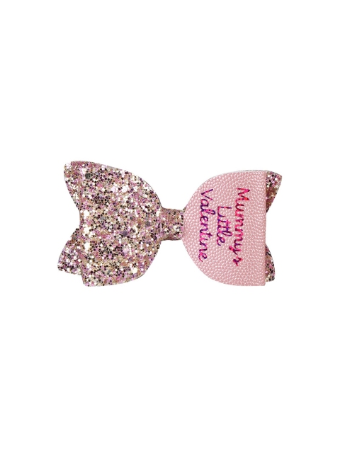 

Aye Candy Girls Pink & Gold-Toned Embellished Alligator Hair Clip