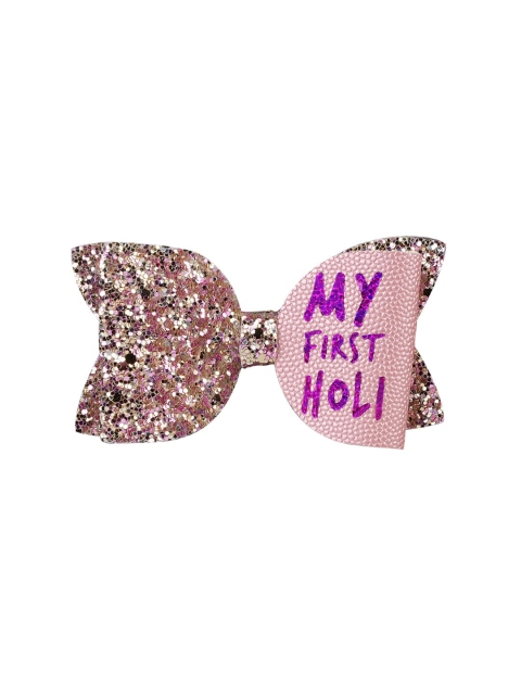 

Aye Candy Girls Rose Gold Embellished Bow Alligator Hair Clip