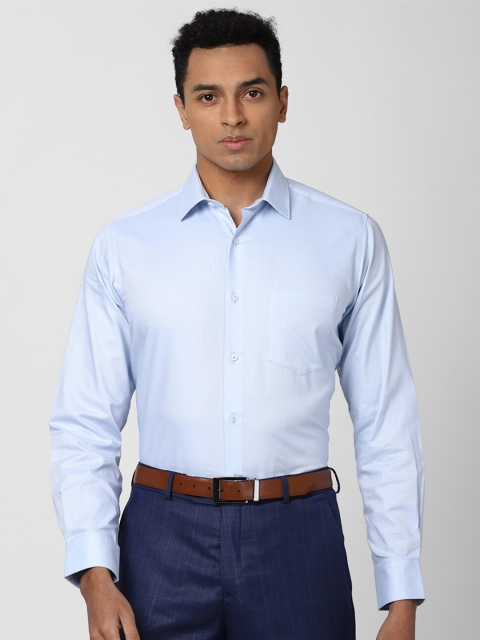 

Van Heusen Men Blue Regular Fit Cotton Formal Shirt