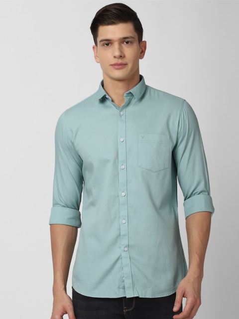 

Van Heusen Sport Men Green Slim Fit Cotton Casual Shirt