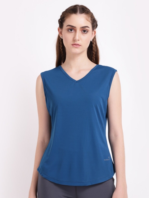 

STUDIOACTIV Women Blue Solid T-shirt