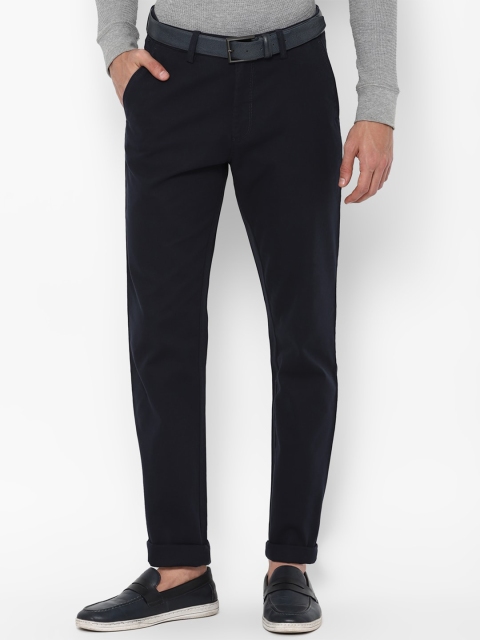 

Allen Solly Men Navy Blue Trousers