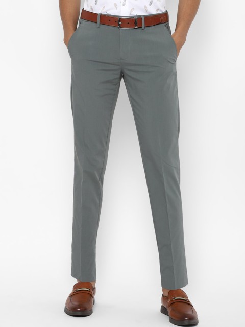 

Allen Solly Men Grey Slim Fit Trousers