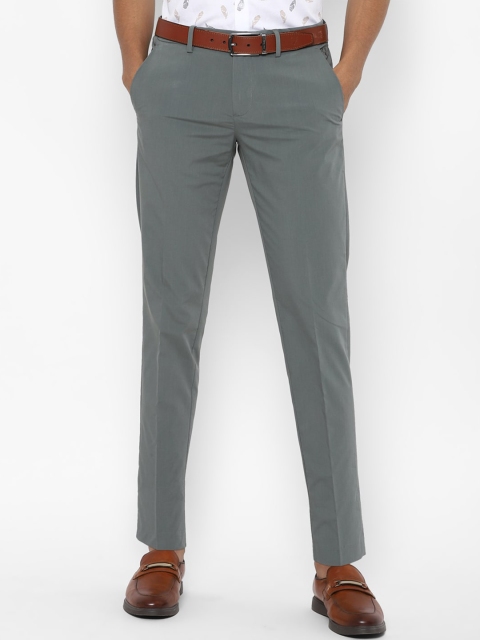 

Allen Solly Men Grey Slim Fit Trousers