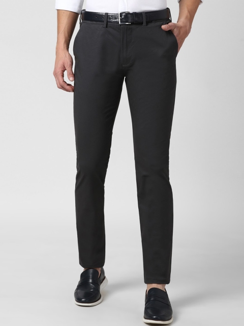 

Peter England Casuals Men Grey Slim Fit Trousers