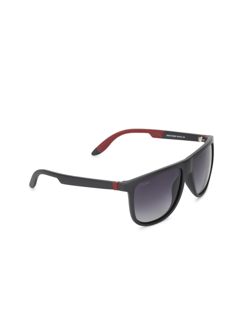 

Peter England Men Grey Lens & Black Rim Square Sunglasses with UV Protected Lens
