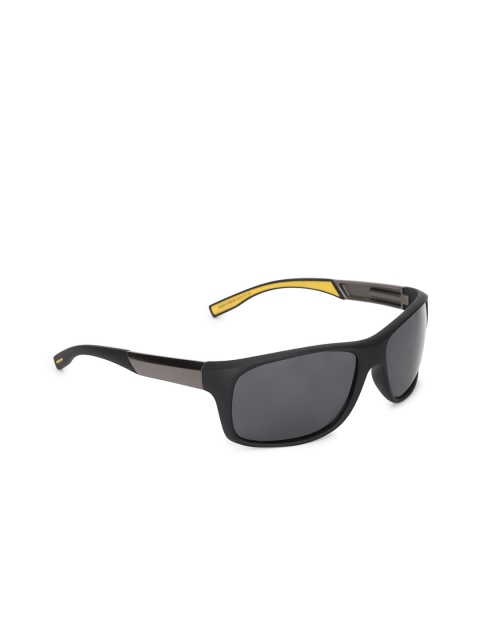 

Peter England Men Black Lens & Black Rectangle Sunglasses with UV Protected Lens