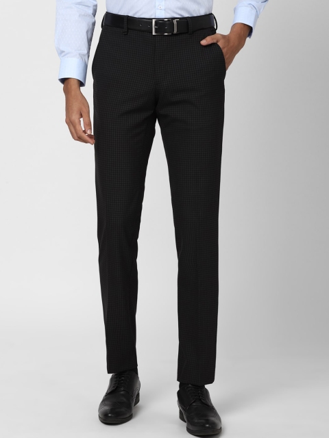 

Van Heusen Men Black Slim Fit Trousers